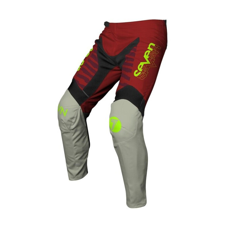 Pantalon Motocross Seven Vox Surge Rouge Gris