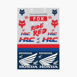 PACK D'AUTOCOLLANTS FOX HONDA