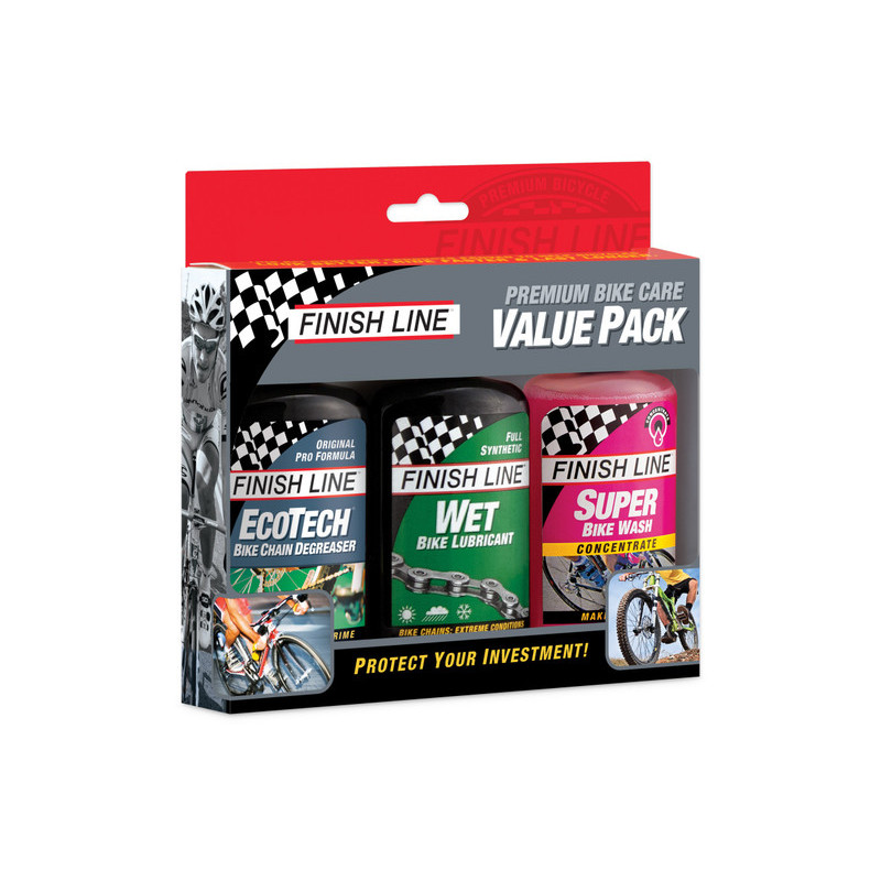 Kits d'entretien vélo Finish Line PREMIUM BIKE CARE - EcoTech Wet BW Kits d'entretien vélo Finish Line PREMIUM BIKE CARE - EcoTech Wet BW
