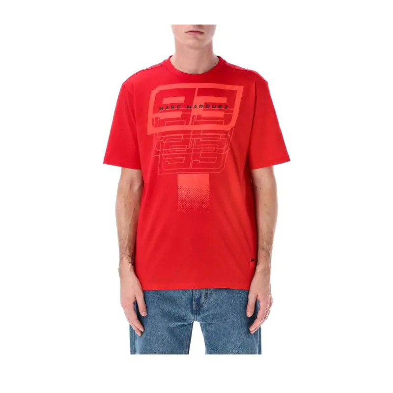 T-SHIRT HOMME MARC MARQUEZ BIG 93 RED