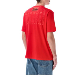 T-SHIRT HOMME MARC MARQUEZ BIG 93 RED