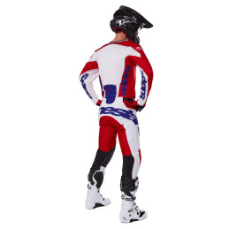 MAILLOT ALPINESTARS RACER VEIL JERSEY BRIGHT RED WHITE
