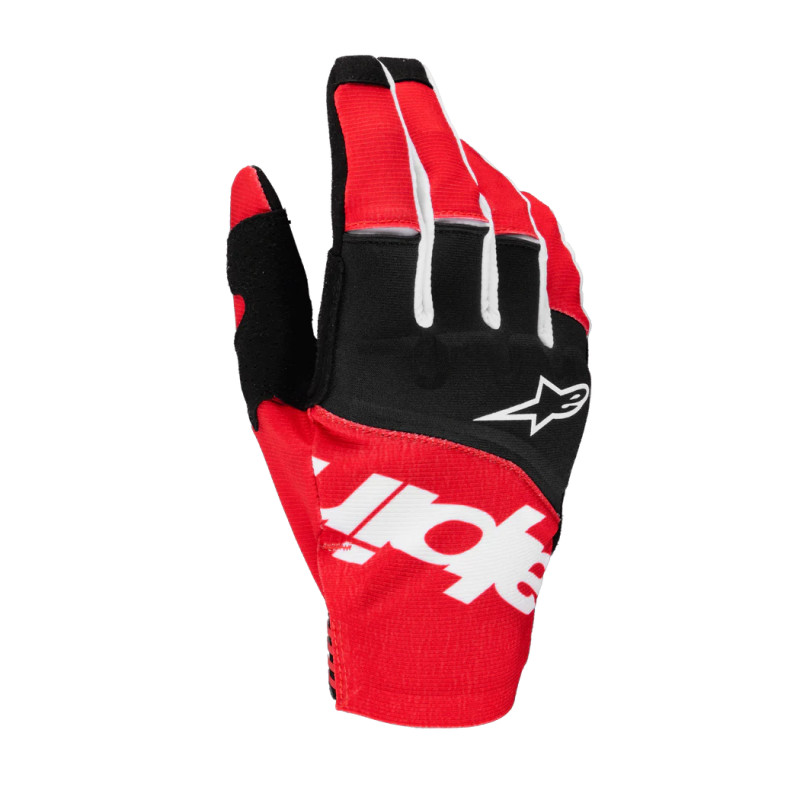 GANTS ALPINESTARS TECHSTAR NOIR ET ROUGE