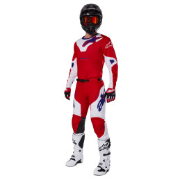PANTALON ALPINESTARS RACER VEIL 2025 ROUGE ET BLANC