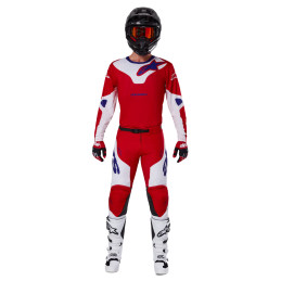 PANTALON ALPINESTARS RACER VEIL 2025 ROUGE ET BLANC