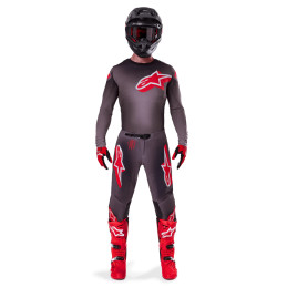 MAILLOT ALPINESTARS SUPER TECH LIPAN NOIR ET ROUGE
