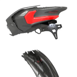 SUPPORT DE PLAQUE COURT RG RACING POUR Z900 2025