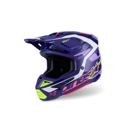CASQUE ALPINESTARS SM7 DEAD PURPLE PINK GLOSSY