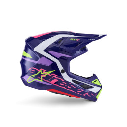 CASQUE ALPINESTARS SM7 DEAD PURPLE PINK GLOSSY