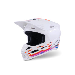 CASQUE MOTOCROSS ALPINESTARS SM3 FORCE OCD WHITE GLOSSY