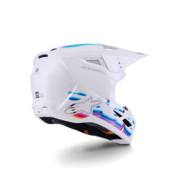 CASQUE MOTOCROSS ALPINESTARS SM3 FORCE OCD WHITE GLOSSY