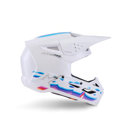CASQUE MOTOCROSS ALPINESTARS SM3 FORCE OCD WHITE GLOSSY