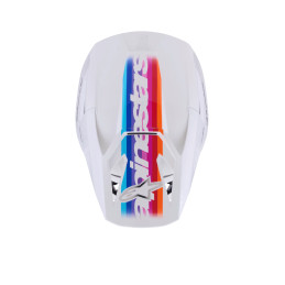 CASQUE MOTOCROSS ALPINESTARS SM3 FORCE OCD WHITE GLOSSY