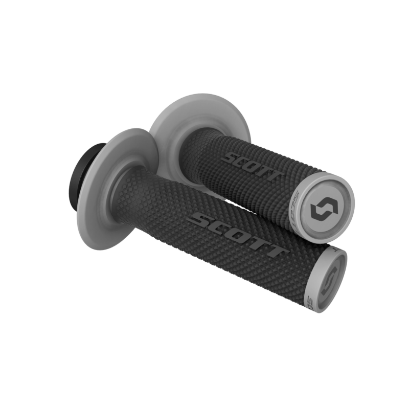 POIGNEES SCOTT SX II LOCK ON + CAM SET BLACK/GREY POIGNEES SCOTT SX II LOCK ON + CAM SET BLACK/GREY