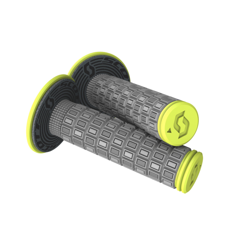 POIGNEES SCOTT GRIP MELLOW + DONUT BLACK/NEON YELLOW POIGNEES SCOTT GRIP MELLOW + DONUT BLACK/NEON YELLOW