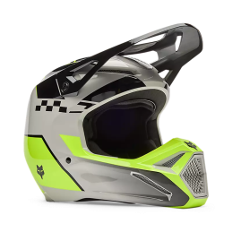 CASQUE FOX COLLECT V1 GREY YELLOW