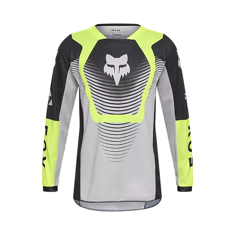 MAILLOT FOX 180 COLLECT JUNIOR GREY YELLOW MAILLOT FOX 180 COLLECT JUNIOR GREY YELLOW
