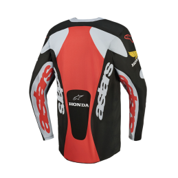 MAILLOT APLINESTARS HONDA RACER VEIL NOIR GRIS ROUGE