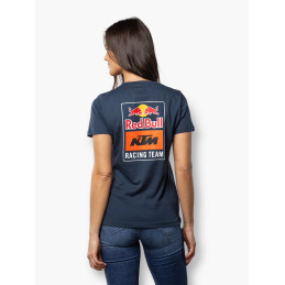 TEE SHIRT FEMME RED BULL KTM BACKPRINT NAVY