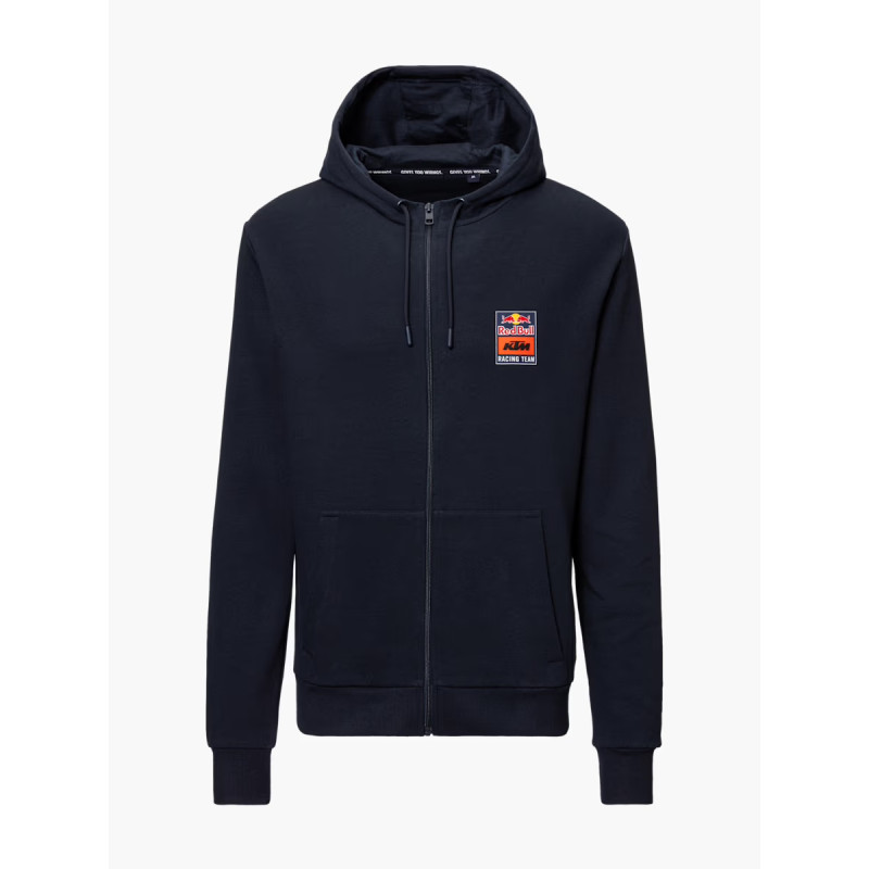 SWEAT ZIPPE RED BULL KTM LOGO HOODIE