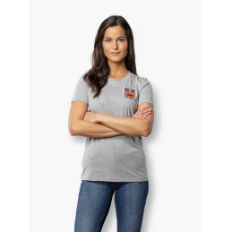 TEE SHIRT FEMME RED BULL KTM BACKPRINT GREY