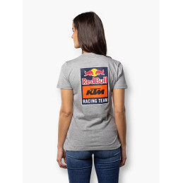 TEE SHIRT FEMME RED BULL KTM BACKPRINT GREY