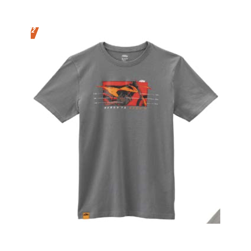 TEE SHIRT KTM EMPHATIC TEE GRIS