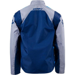 VESTE ENDURO KENNY TRACK GRISE ET BLEU
