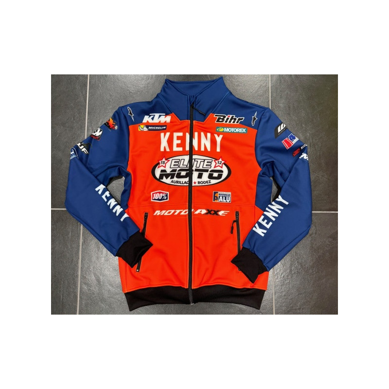 SWEAT ZIPPE KENNY TEAM ELITE MOTO 15