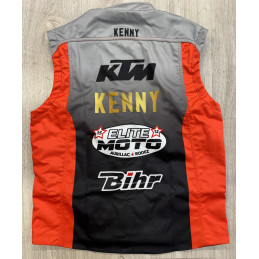 BODYWARMER TEAM ELITE MOTO 15 KTM GRIS ORANGE