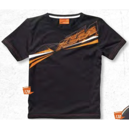 TEE SHIRT ENFANT KTM CURVE LOGO NOIR