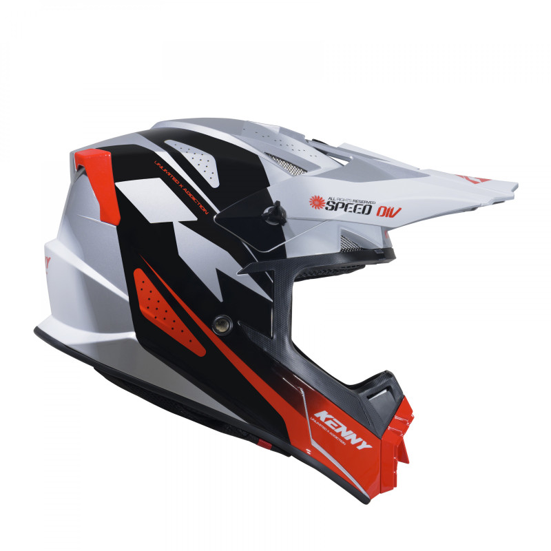CASQUE KENNY TRACK SPEED BLACK RED