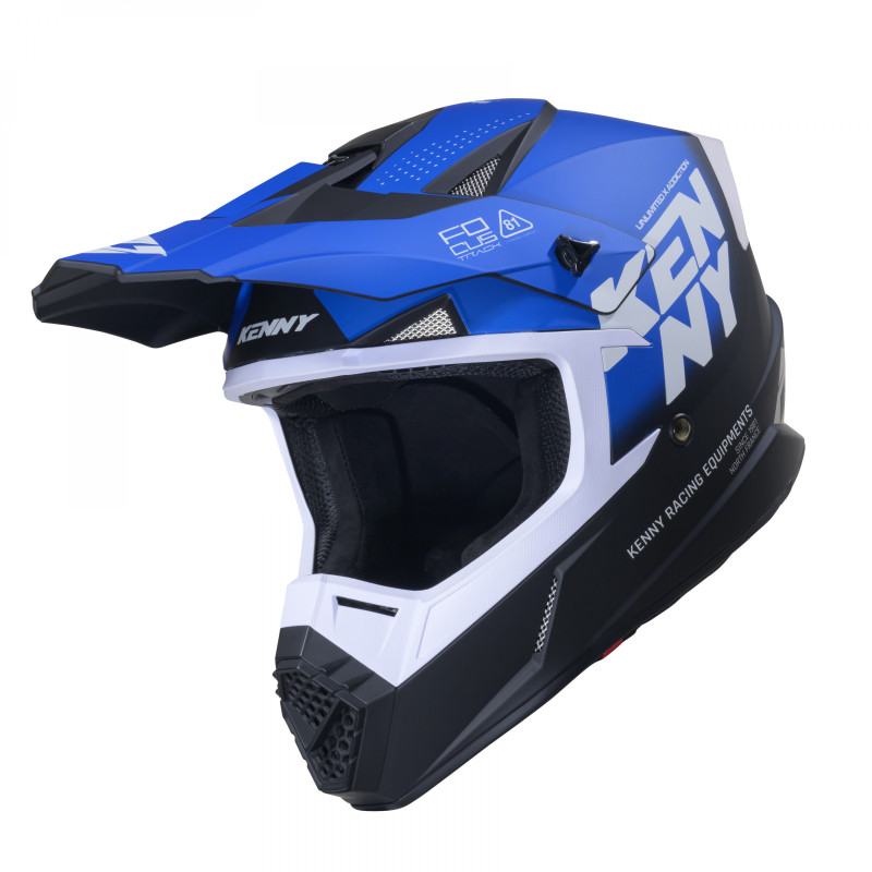 CASQUE KENNY TRACK FOCUS BLEU