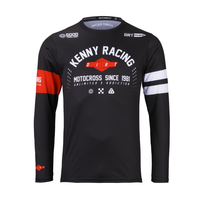 MAILLOT KENNY TRACK DIRT BLACK