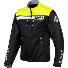 VESTE KENNY SOFTSHELL ENDURO JAUNE FLUO