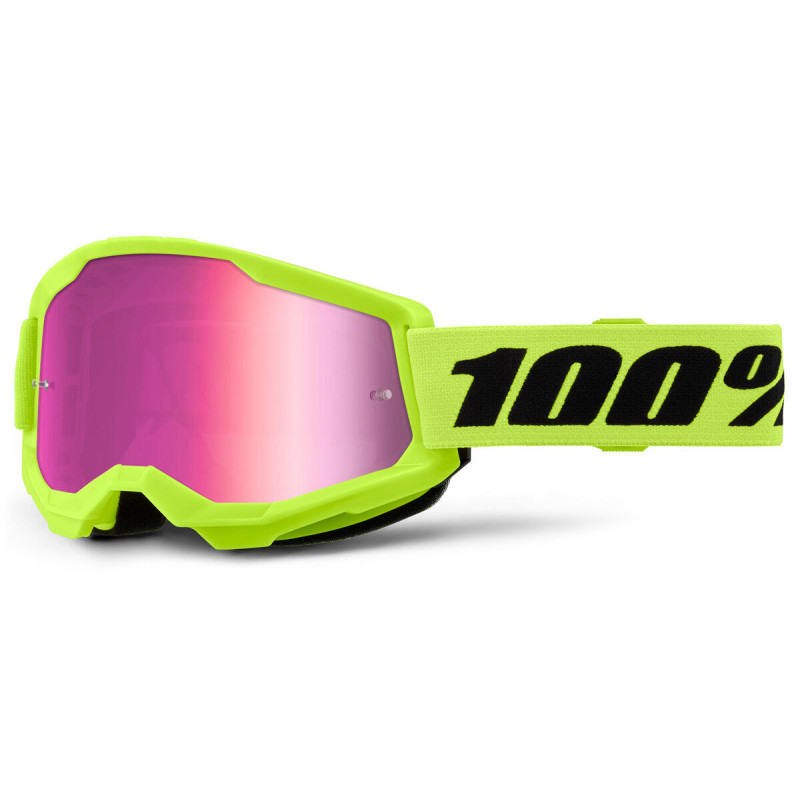 MASQUE STRATA 2 JAUNE FLUO 100%