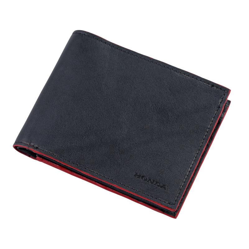 PORTEFEUILLE CUIR HONDA NOIR ROUGE
