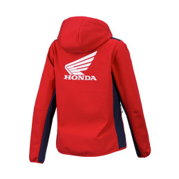 VESTE SOFTSHELL FEMME HONDA RACING RED